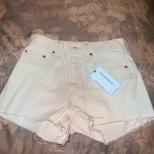Levi’s 501 high waist women’s shorts